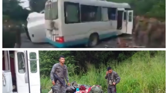 Accidente de soldados en Guatemala