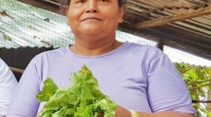 Mary Luz Pérez Camaño, integrante de Mujeres Siembra.