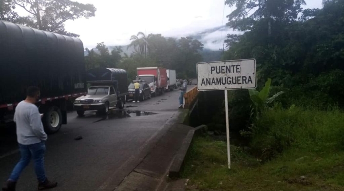 Cierre vía Panamericana