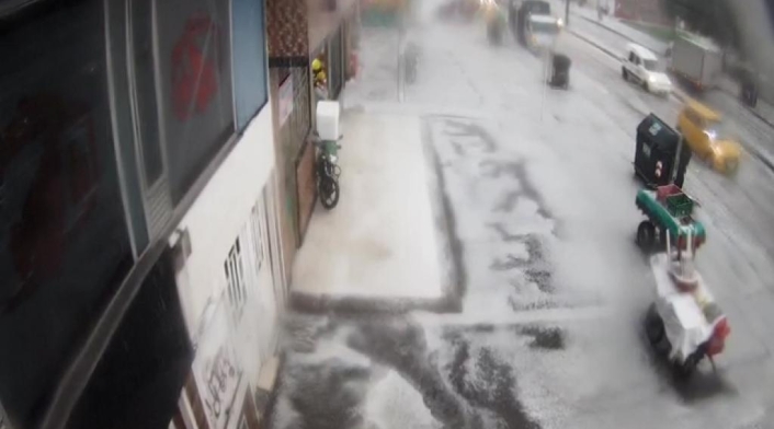Granizada en Bogotá