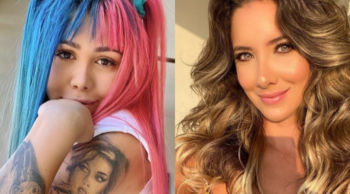 Yina Calderón y Daniella Álvarez