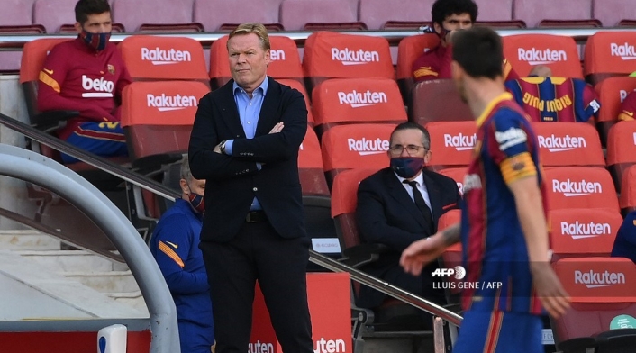 Ronald Koeman y Messi