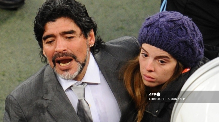 Diego y Dalma Maradona
