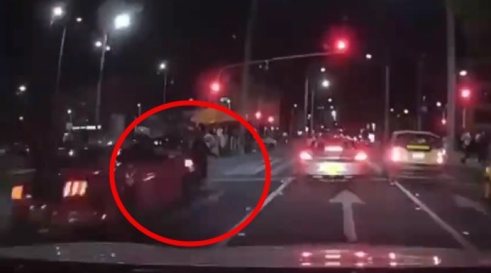 Motociclista arrollado en la calle 85, norte de Bogotá