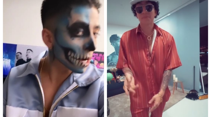 Disfraz de Andy Rivera en 2020