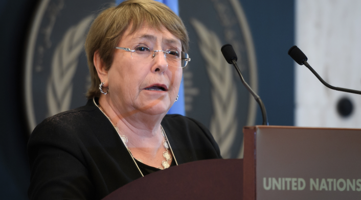 Michelle Bachelet, alta comisionada de Derechos Humanos de la ONU