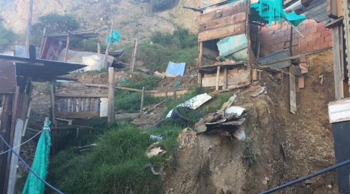 Derrumbe en Ciudad Bolívar: lluvias en Bogotá