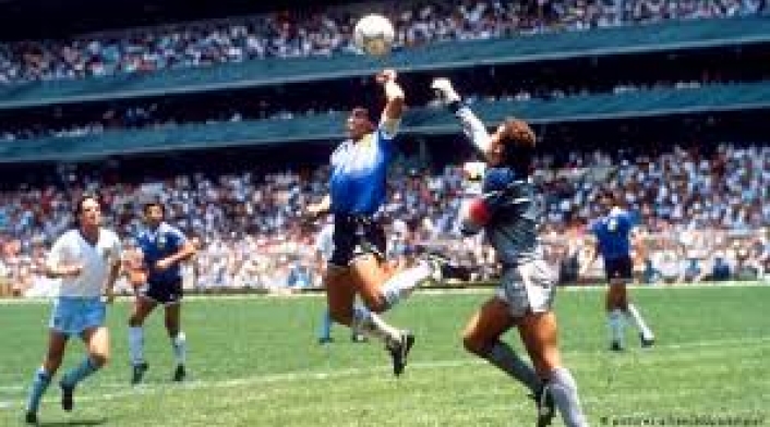 La mano de Dios de Maradona