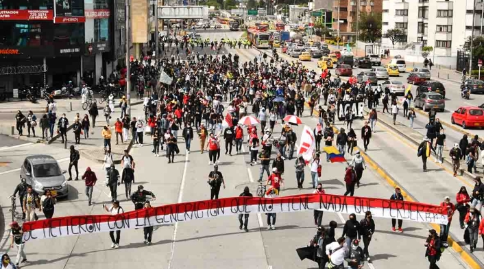 Protestas en Bogotá 21 de noviembre