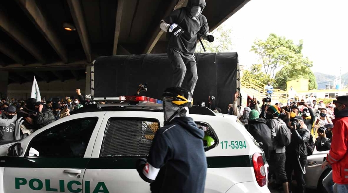 Protestas en Bogotá 21 de noviembre