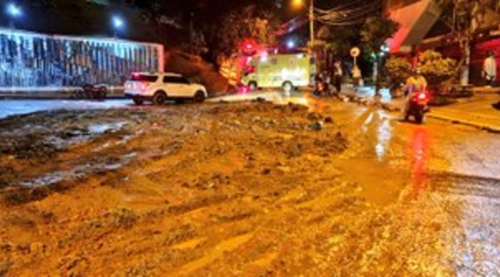 Emergencias por lluvias en Medellín.