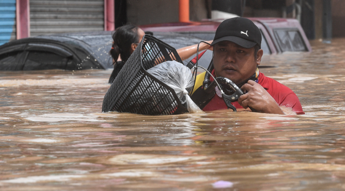 Tifón en Filipinas