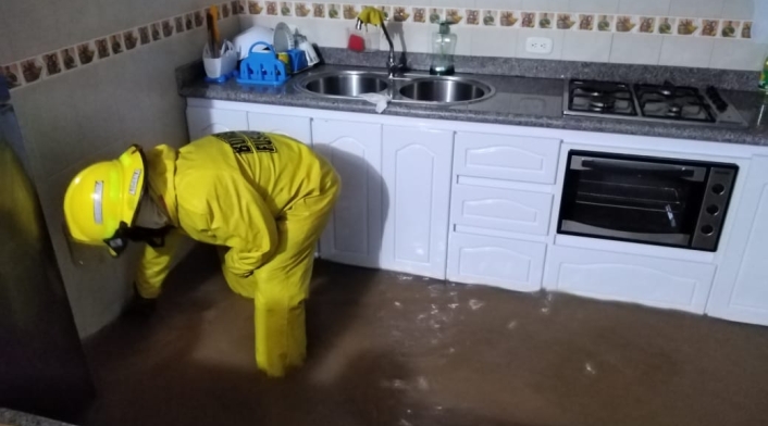 Temporada invernal deja inundaciones en Fusagasugá