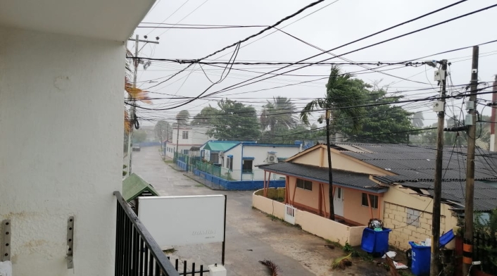 Paso de huracán IOTA por San Andrés