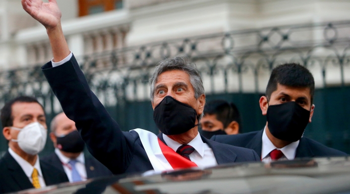 Francisco Sagasti, presidente de Perú
