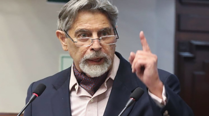 Francisco Sagasti, presidente interino de Perú