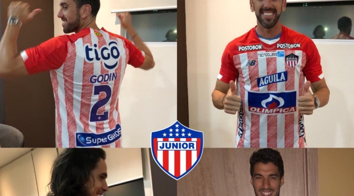 Godín, Cavani y Suárez