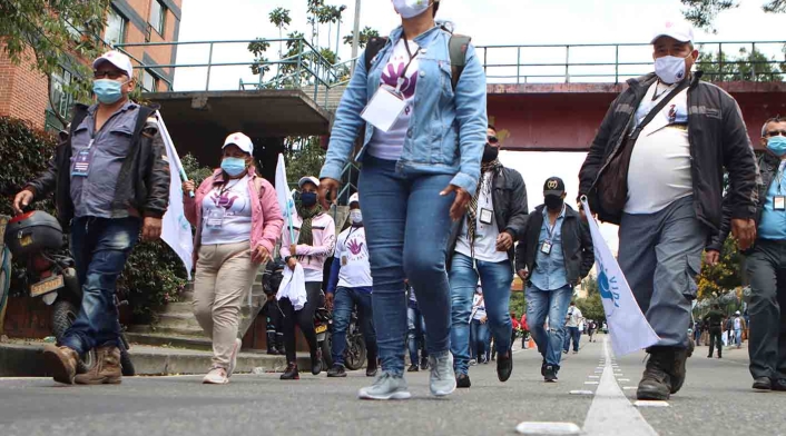 Marchas en Bogotá Marchas en Bogotá