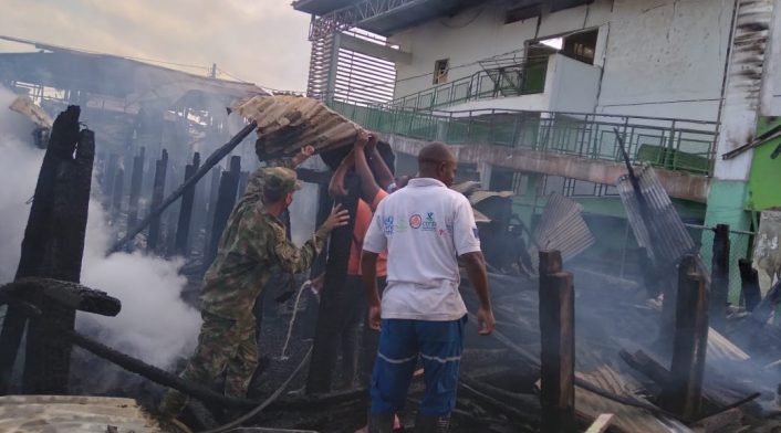 Incendio en Riosucio, Chocó