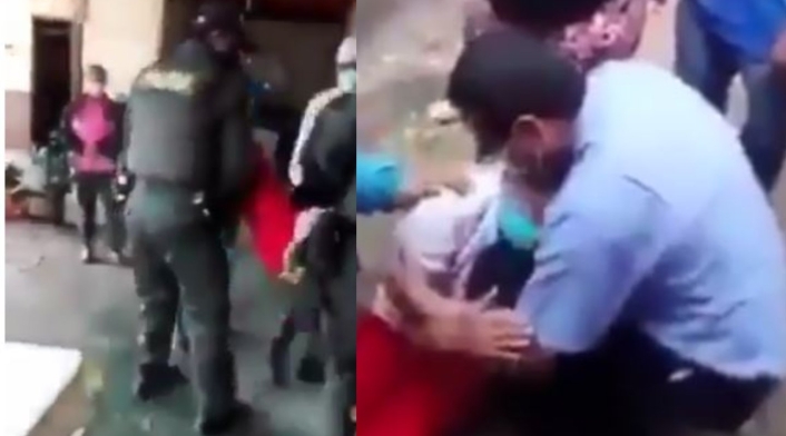 Las súplicas de una mujer de 86 años que desalojaron de su casa en Huila
