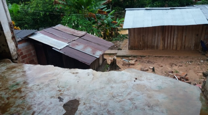 Emergencias por lluvias en San Francisco, Antioquia