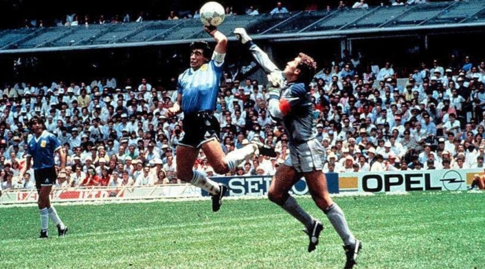 La mano de Dios, gol de Maradona La mano de Dios, gol de Maradona