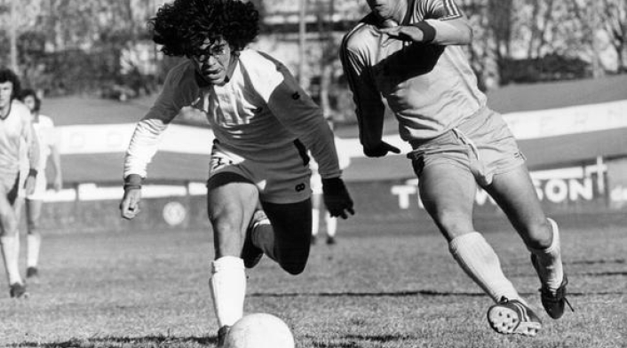 Diego Maradona debutó en Argentinos Juniors