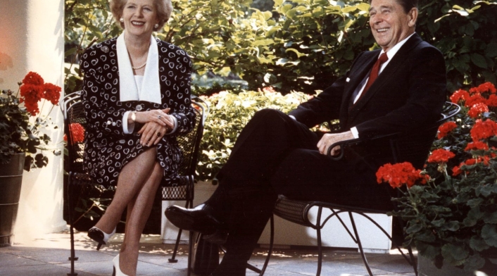 Margaret Thatcher y Ronald Reagan, su gran aliado Margaret Thatcher y Ronald Reagan, su gran aliado
