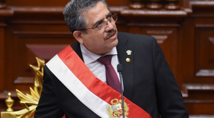 Manuel Merino, presidente interino del Perú