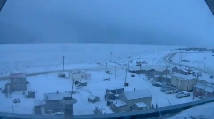 Noche polar en Alaska