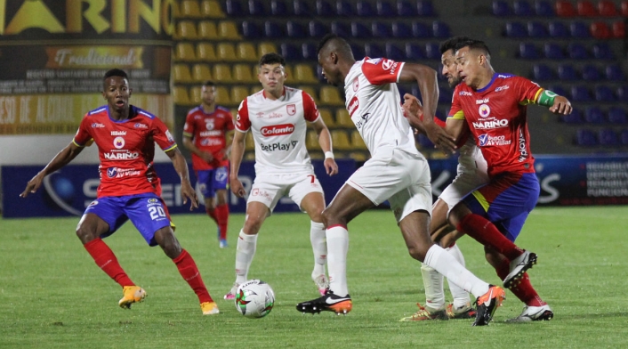 Pasto vs Santa Fe; Liga Betplay