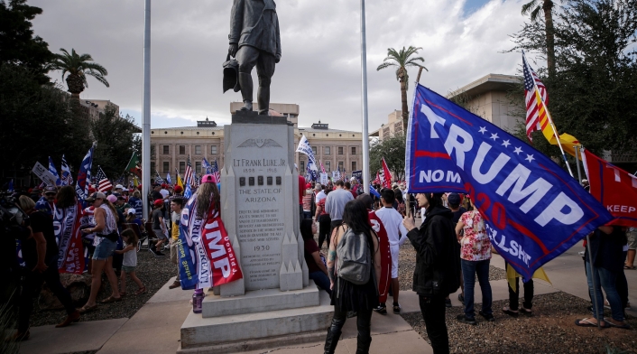 Simpatizantes de Trump en Arizona
