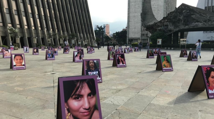 Conmemoración del Día Internacional de la Eliminación de las Violencias contra las Mujeres en Medellín