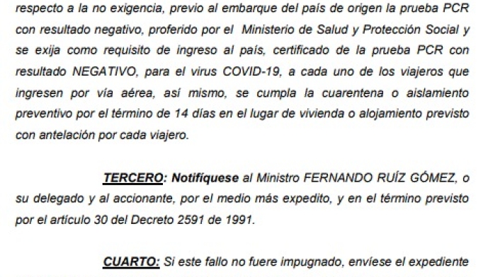 Ordenan solicitar de nuevo pruebas PCR para viajeros Ordenan solicitar de nuevo pruebas PCR para viajeros