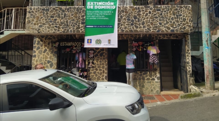 Bien en proceso de Extinción de Dominio