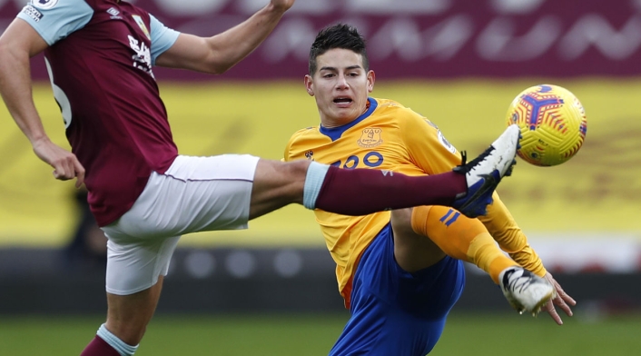 James Rodríguez, Burnley vs Everton