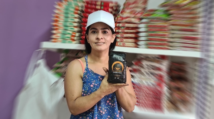 Mercado de mujeres excombatientes