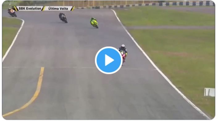 Blooper de motociclista