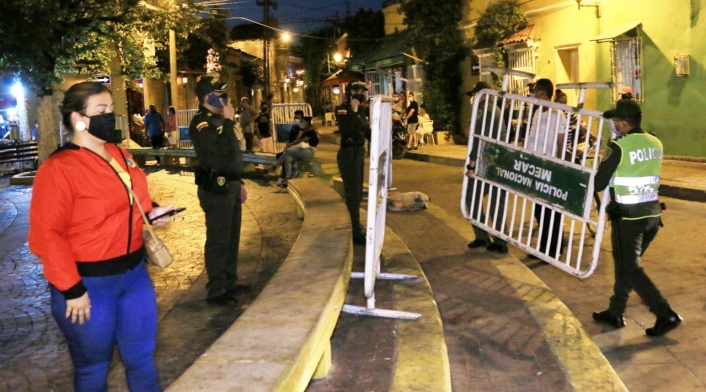 Cierre del Centro Histórico de Cartagena