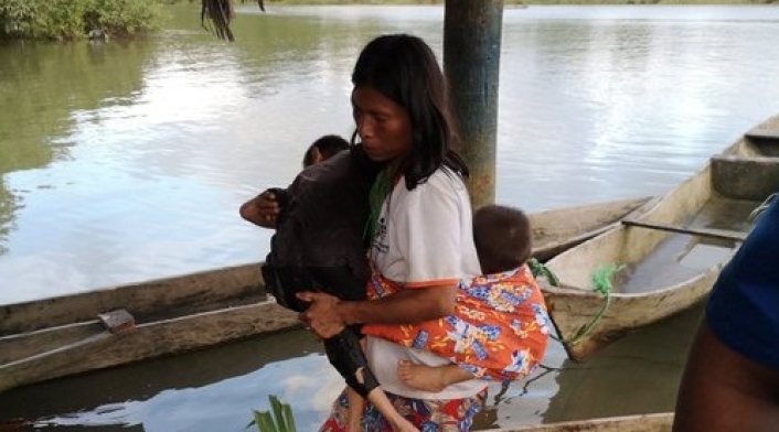 Comunidades indígenas desplazadas en Bahía Solano, Chocó