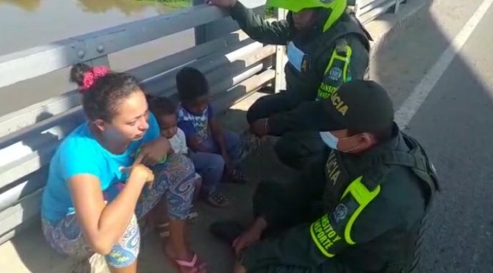 Familia rescatada