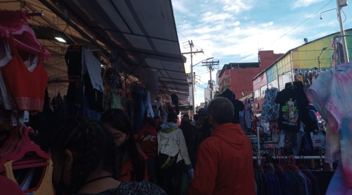 El comercio en pleno durante la temporada navideña