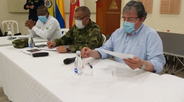 Ministro de Defensa, Carlos Holmes Trujillo en Santander de Quilichao