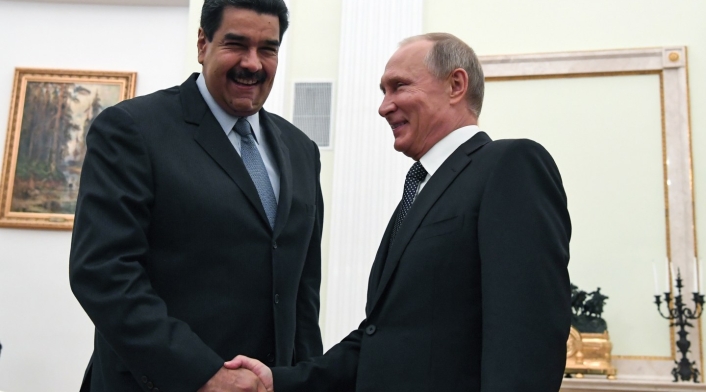 Nicolás Maduro y Vladimir Putin en 2017