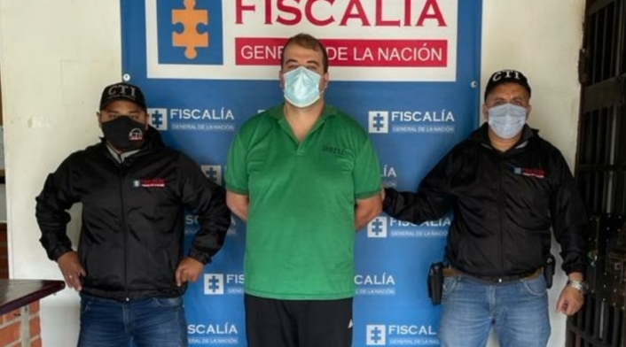 Captura de Diego Cadavid Álvarez en Rionegro, Antioquia.