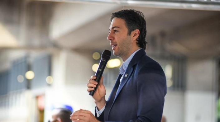 El alcalde de Medellín, Daniel Quintero