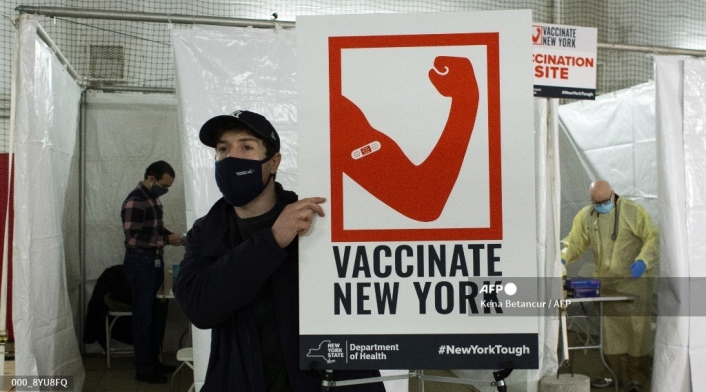 Vacunación contra el coronavirus en Nueva York