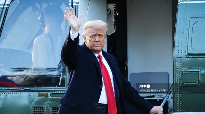 Donald Trump abandona la Casa Blanca