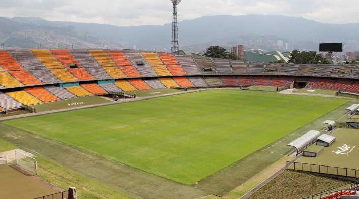 Estadio Atanasio Girardot de Medellín.