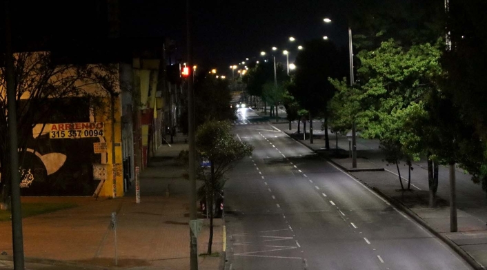 Así amaneció Bogotá en medio del nuevo toque de queda